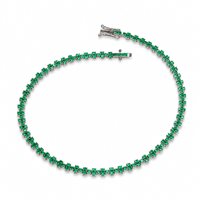 Pulsera Idee Preziose dal 1987 Mujer in Oro blanco Zircone IP.BK18B/78
